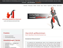 Tablet Screenshot of brandschutz-jena.de